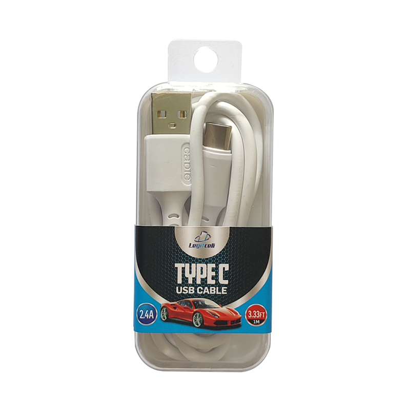 Usb Inner Cable 1M 3.33FT WHITE Type C USB CABLE