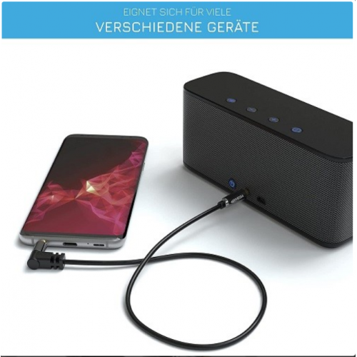 90°Angled 3.5mm AUX Audio Cable