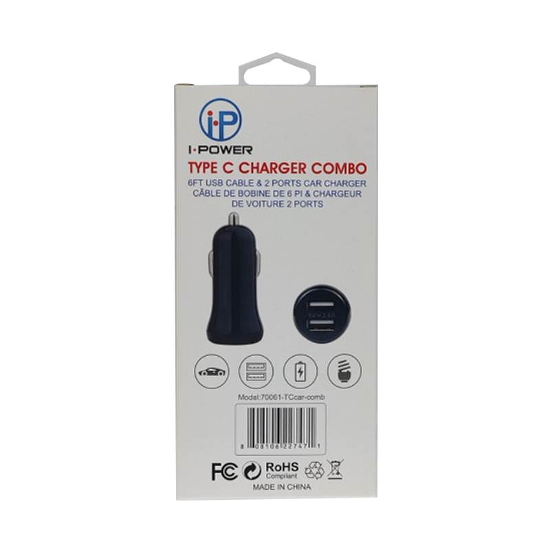 2.4A TYPE C CHARGER COMBO 