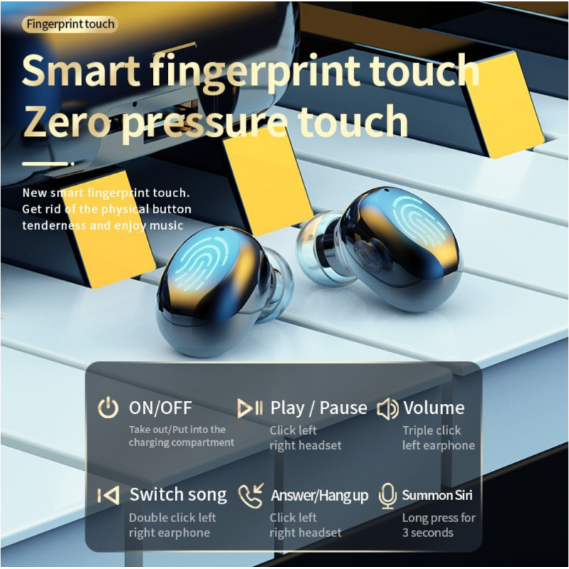 TWS Surround Sound True Wireless Headset 