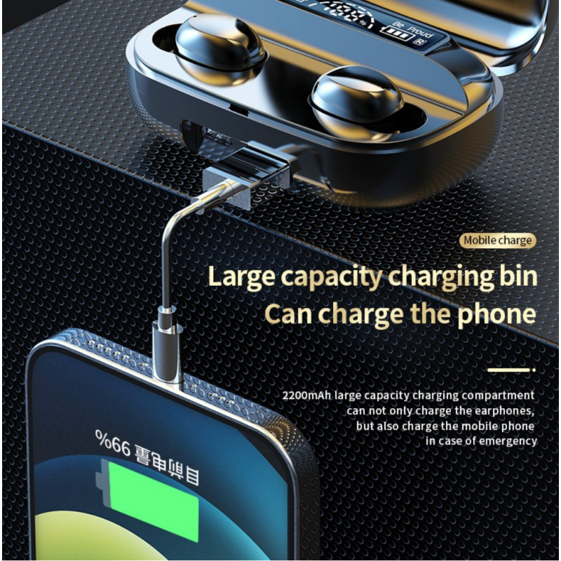 TWS Surround Sound True Wireless Headset 