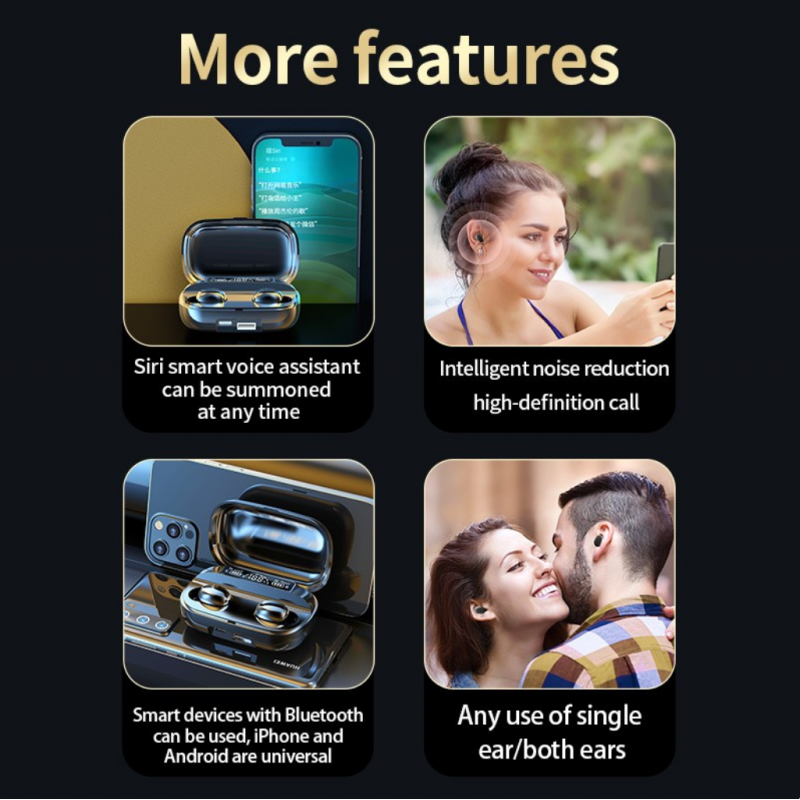 TWS Surround Sound True Wireless Headset 